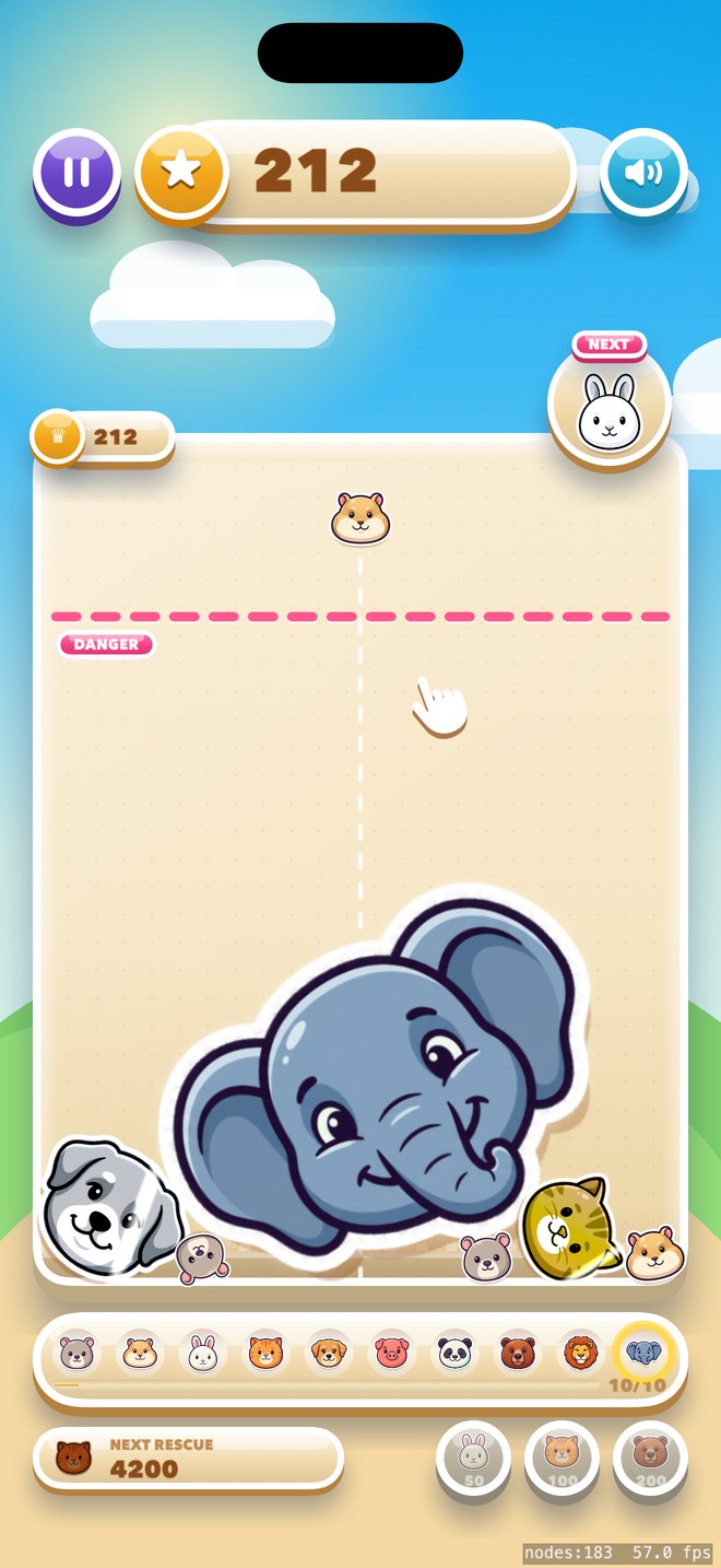 Zoo Merge gameplay screenshot